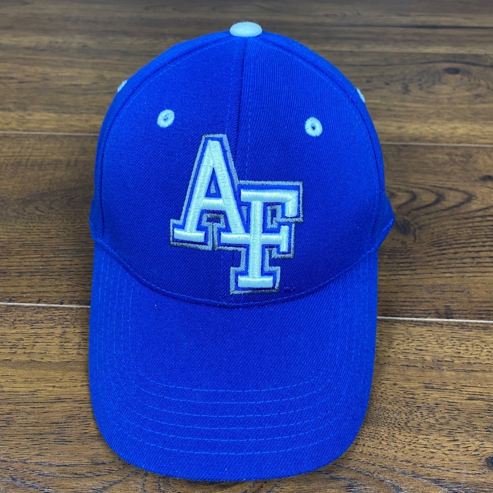 Top of the World Air Force Falcons Blue One-Fit Stretch Baseball Cap Hat Mens